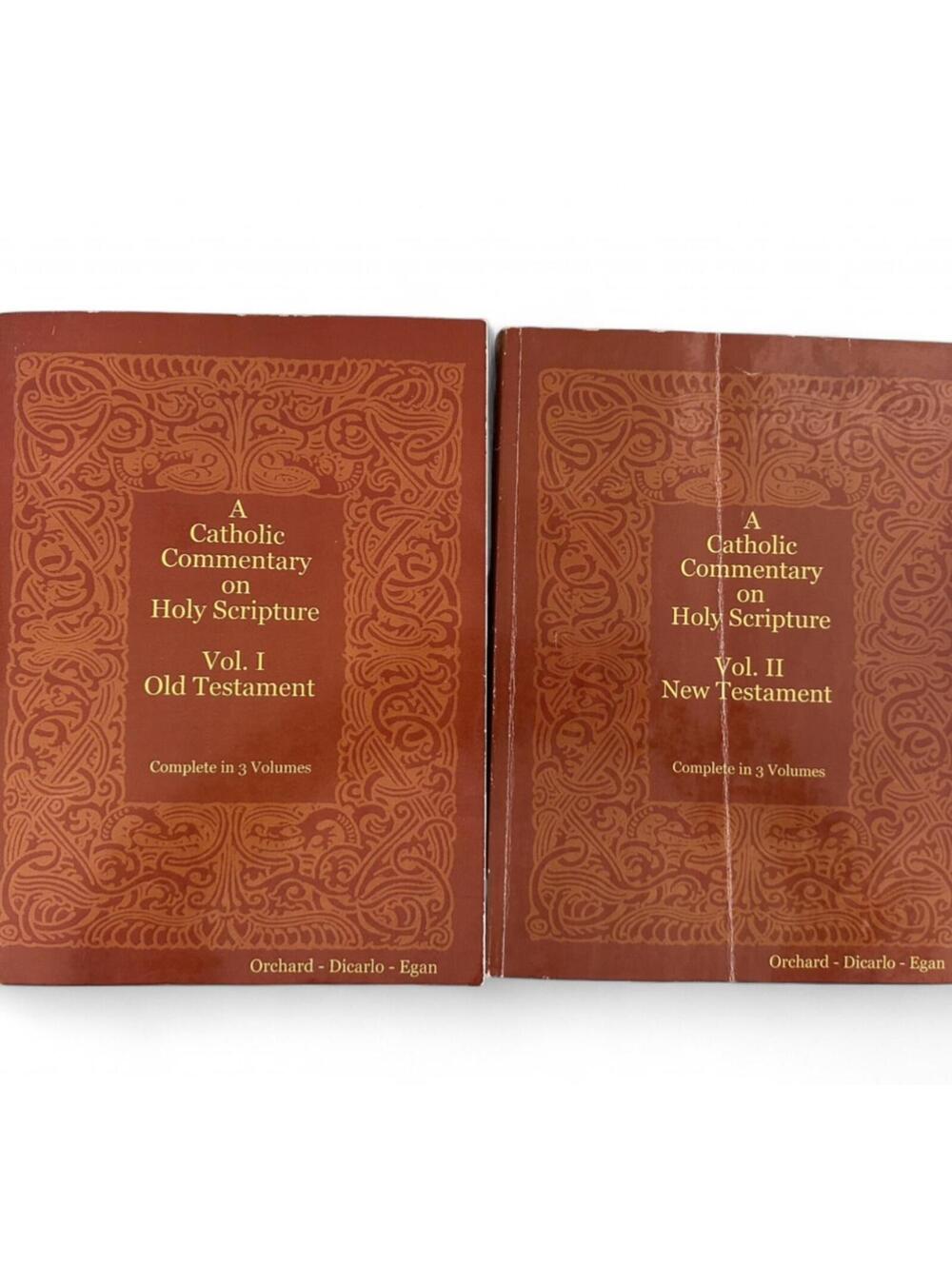 A Catholic Commentary on Holy Scripture Vol I & II OT NT PB Set